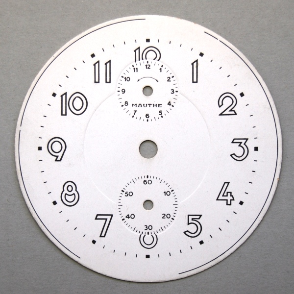 D = 20,3 cm Älteres,neuwertiges  Zifferblatt für Wand Uhren...etc 